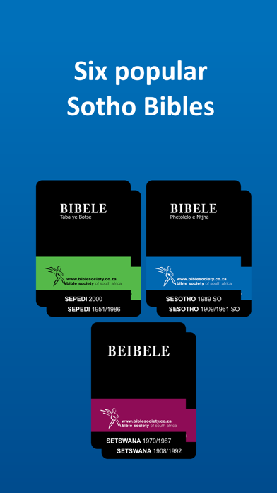 Sotho Bibles (NSO, SSO, TSW) Screenshot