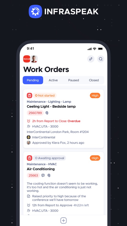 #1. Infraspeak Next (iOS) By: Infraspeak, Lda
