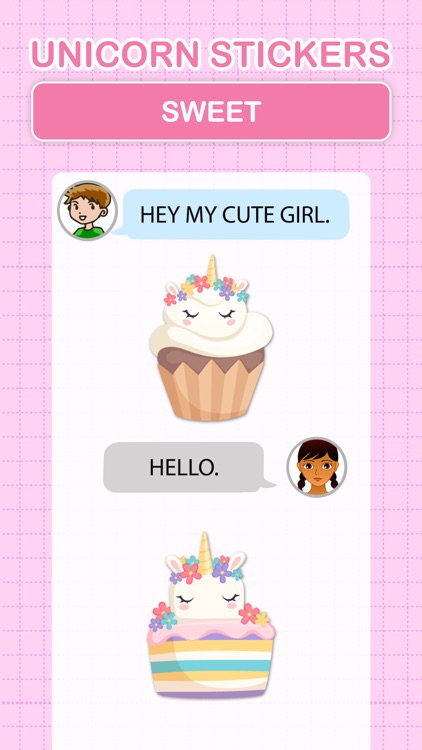 Unicorn Stickers Sweet screenshot-3