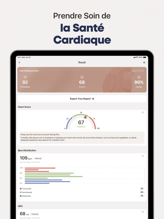 Screenshot #5 pour Health Mate:Vie&Santé du Coeur