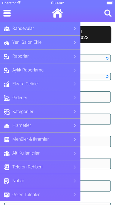 Salon-Takip Online Screenshot