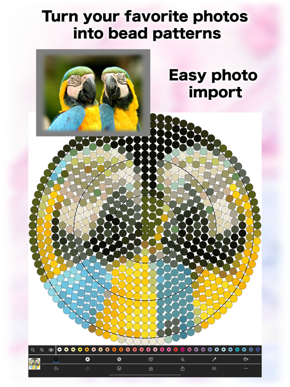 BeadsDesign iPad screenshot 1 - Graphics & Design app