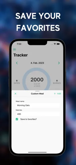 Game screenshot Quick Track - Calorie Counter apk