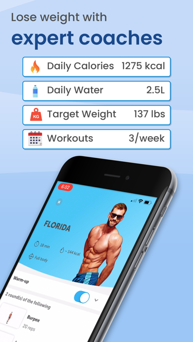 FitHim: Gym & Home Workouts Screenshot