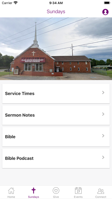 Plum Grove Baptist Church Screenshot
