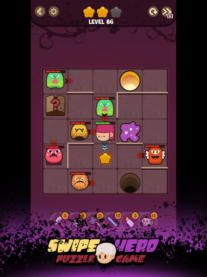 Swipe Hero - puzzle game