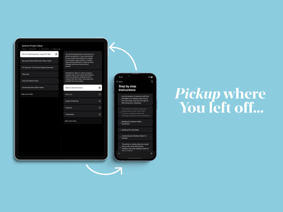 Outliner: Scroll iPad screenshot 3 - Productivity app