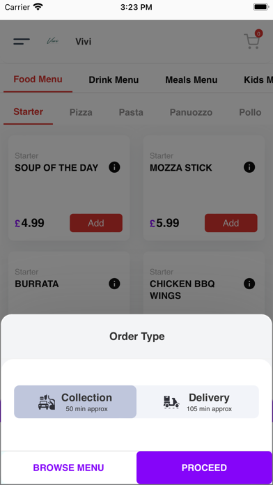 ViVi Restaurant Airdrie Screenshot