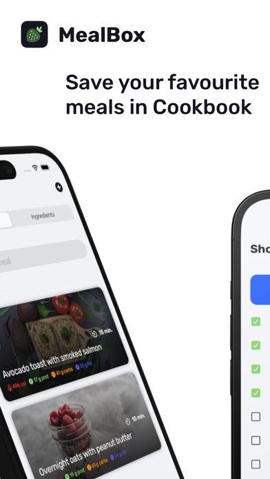 MealBox - Plan & Shopping list Screenshot