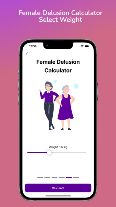 Female Delusion Calculator Screenshot