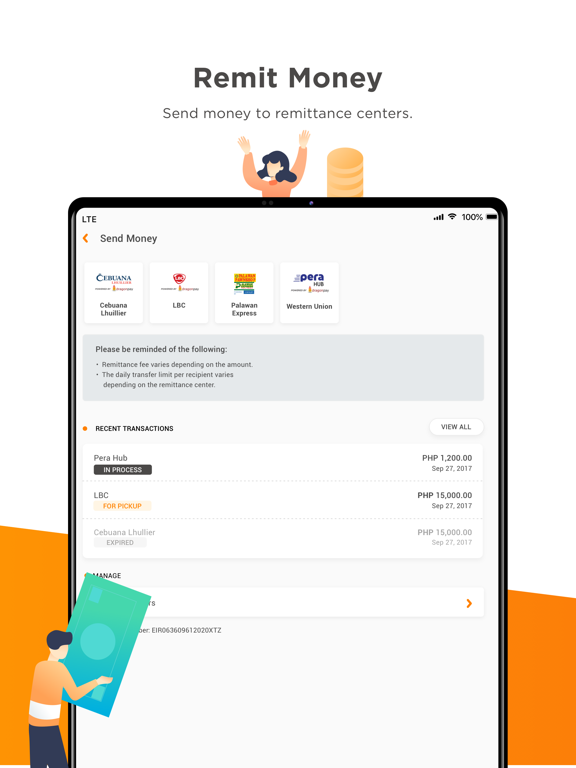 UnionBank Online iPad screenshot 6 - Finance app