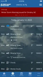 6 news first alert weather iphone screenshot 2