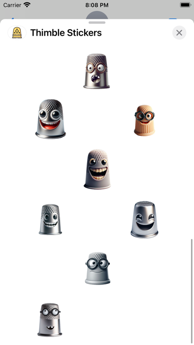 Screenshot #3 pour Thimble Stickers