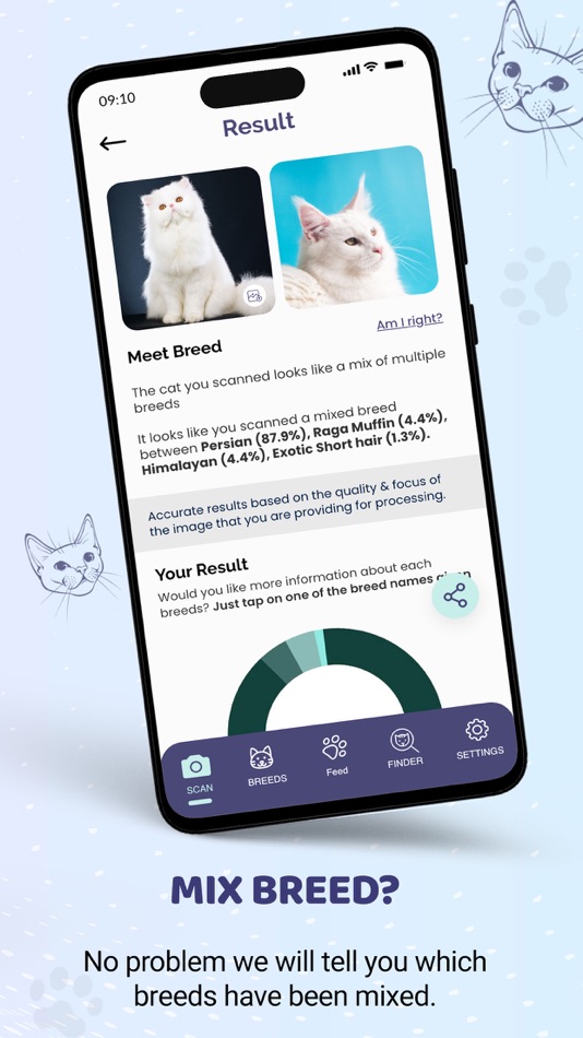 #3. Cat Identifier: AI Cat Scanner (iOS) Podle: DIFFERENZ SYSTEM PRIVATE LIMITED
