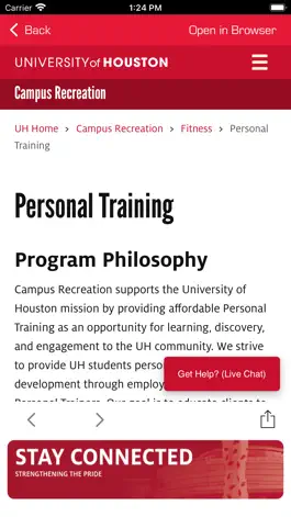 Game screenshot UH Campus Recreation hack