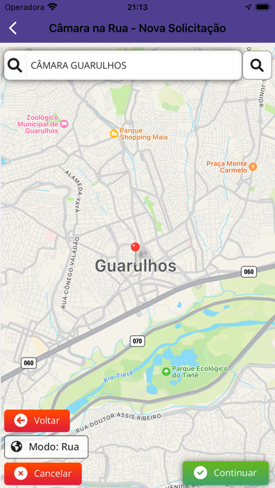 Câmara Municipal de Guarulhos Screenshot