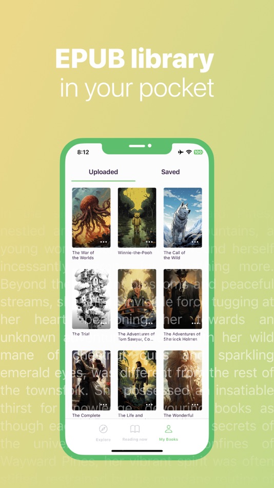 #2. EPUB Reader - Ebook Reader (iOS) 由: Nadezhda Tereshkova