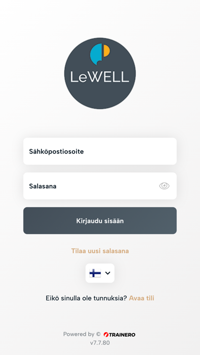 LeWELL Valmennus Screenshot