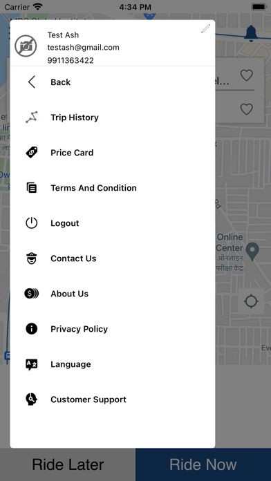 333 RIDEME Screenshot