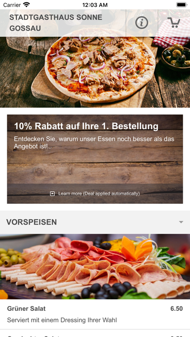 Stadtgasthaus Sonne Gossau Screenshot