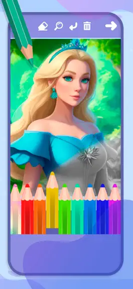 Game screenshot Cinderella Coloring Book Games apk