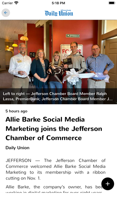 Daily Jefferson County Union Screenshot