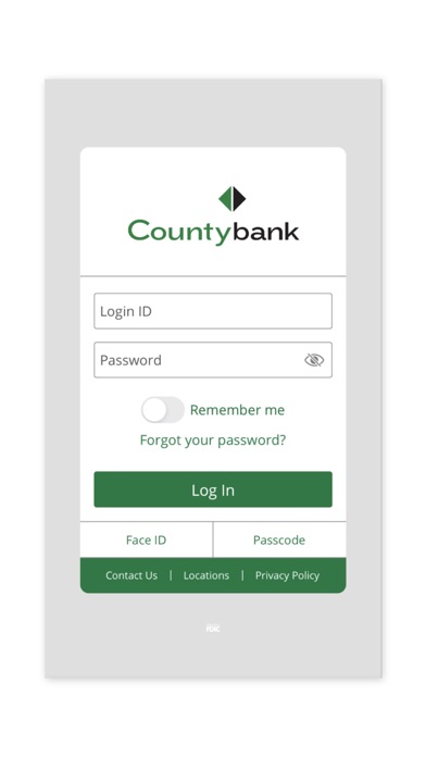 Countybank Mobile Banking Screenshot