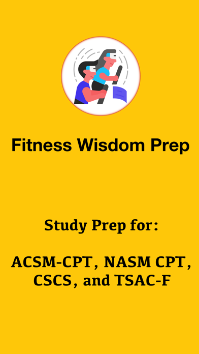 Fitness Wisdom Prep Screenshot