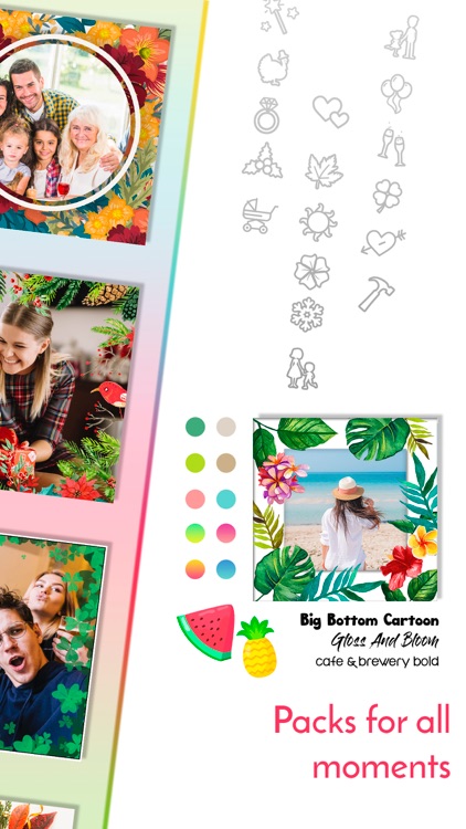 Square Fit Multi Photo Frames