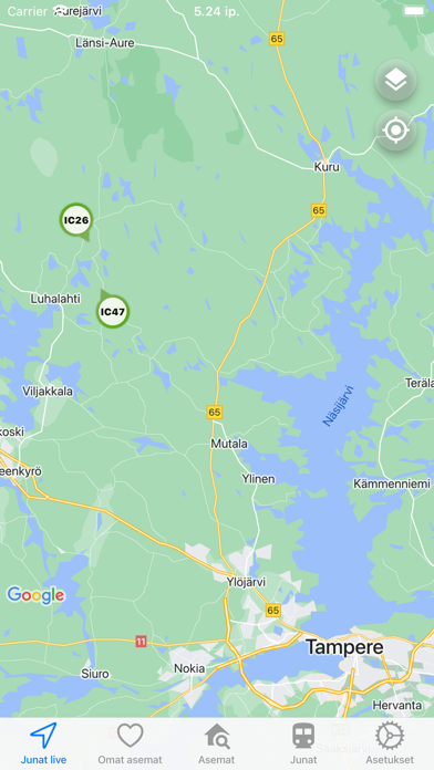 JunatNyt Trains Finland Screenshot