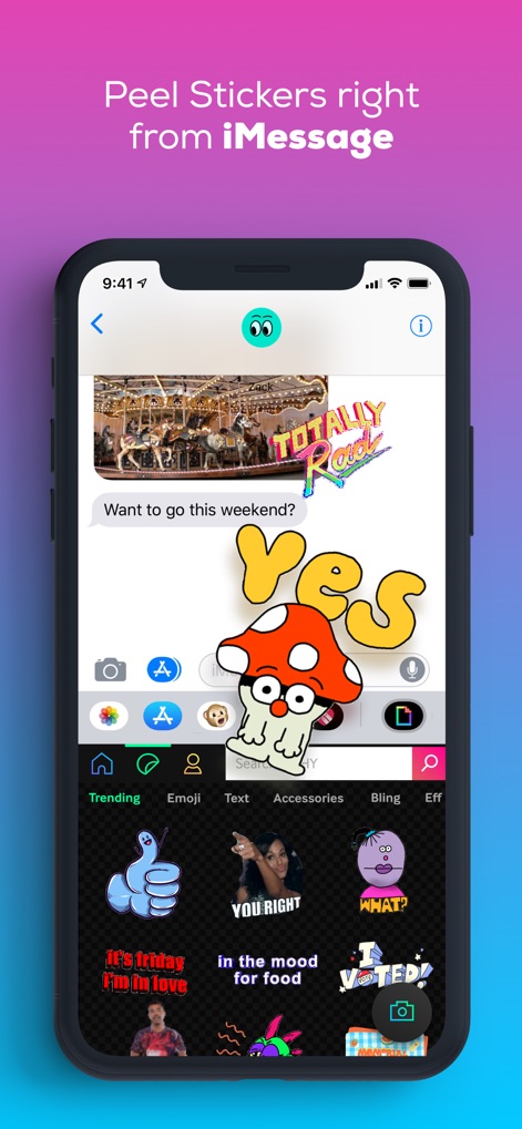 GIPHY: The GIF Search Engine - Seamless iMessage