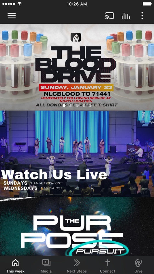 #1. The Light App (iOS) 由: New Light Christian Center Church
