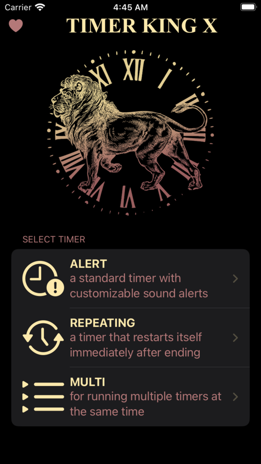 #5. Timer King X (iOS) By: Theo Phillips