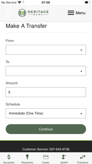 Heritage Bank MN Mobile Screenshot