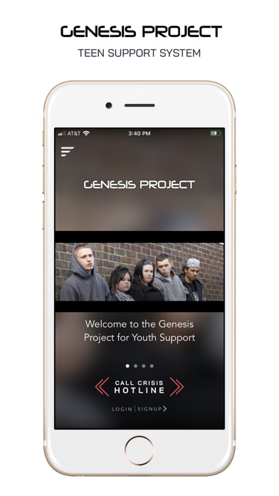 Genesis Project App Screenshot
