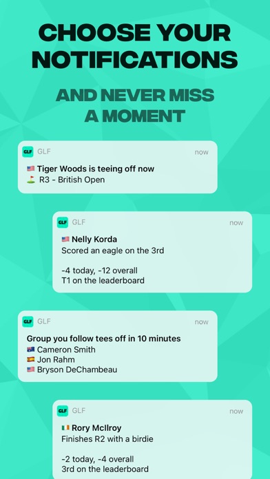 GLF: Golf Live Scores & News Screenshot