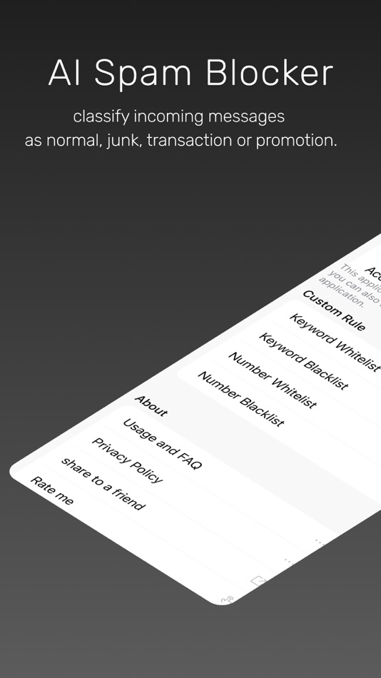 #1. Spam Blocker - AI SMS Blocker (iOS) Podle: Blue Line Co