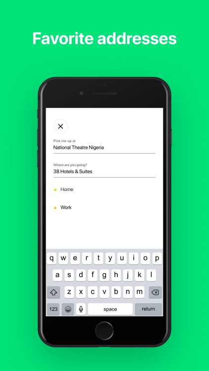 Thrie: Request a Ride
