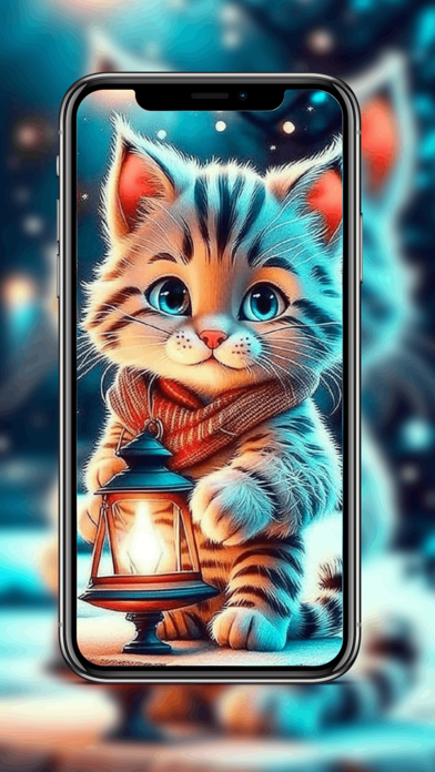 Screenshot #2 pour Cute Cat Wallpapers