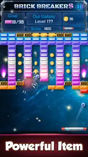 brick breaker : space outlaw iphone screenshot 2