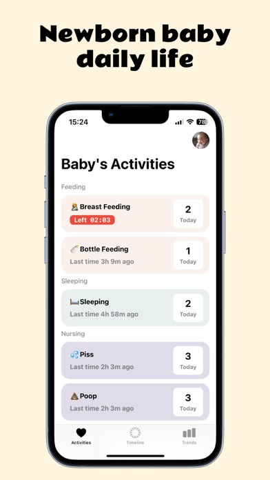 BabyLog - Newborn Baby Journal Screenshot