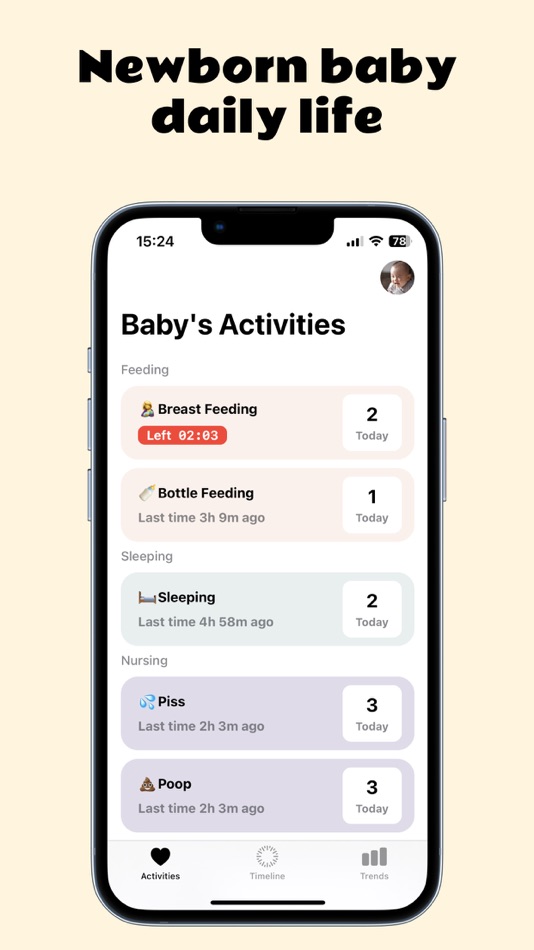 BabyLog - Newborn Baby Journal - 1.5.4 - (iOS)