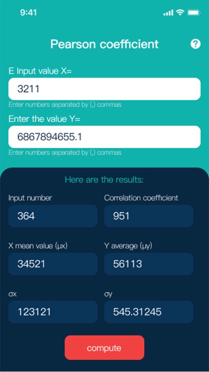 Pearson  coefficient screenshot-6