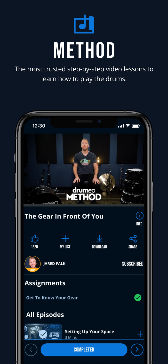 Drumeo The Drum Lessons App