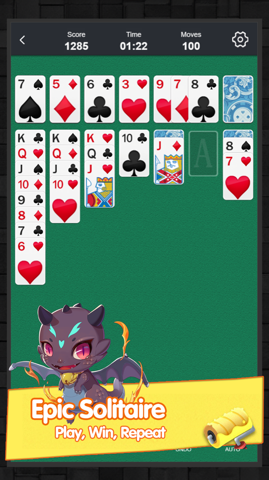 #5. Solitaire: Original Card Game (iOS) 由: co.eggtart.darkchess.app