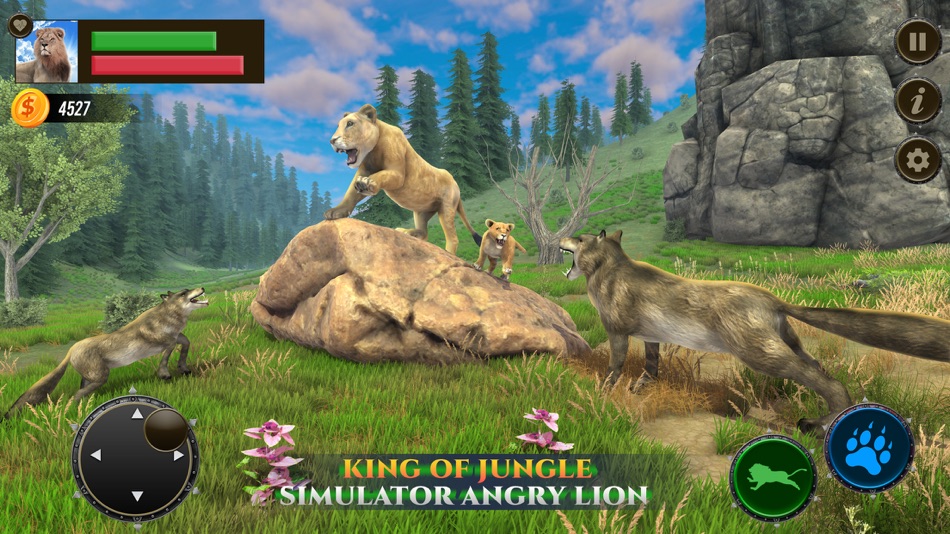 #3. Safari Lion Simulator Game 3D (iOS) Podle: shahroz shahzad butt
