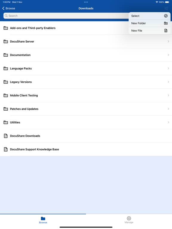 Screenshot #5 pour Xerox DocuShare Flex