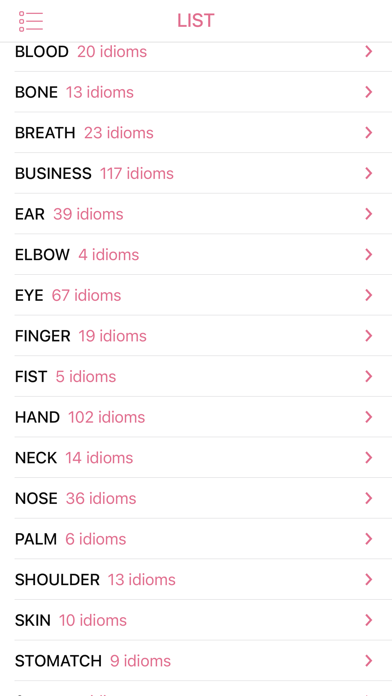 Body Business idiom in English Screenshot