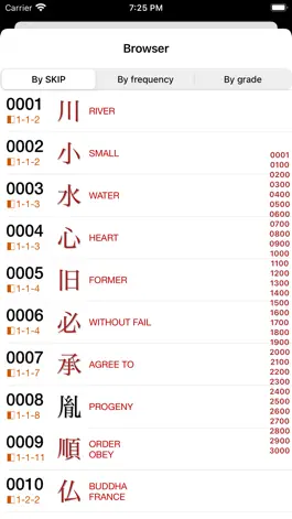 Game screenshot Kanji Learner's Dictionary hack