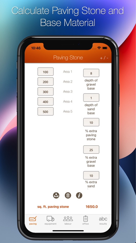 #3. Paving Estimator (iOS) 由: John Lein